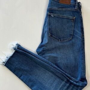 Madewell women’s jeans high rise skinny crop size 29